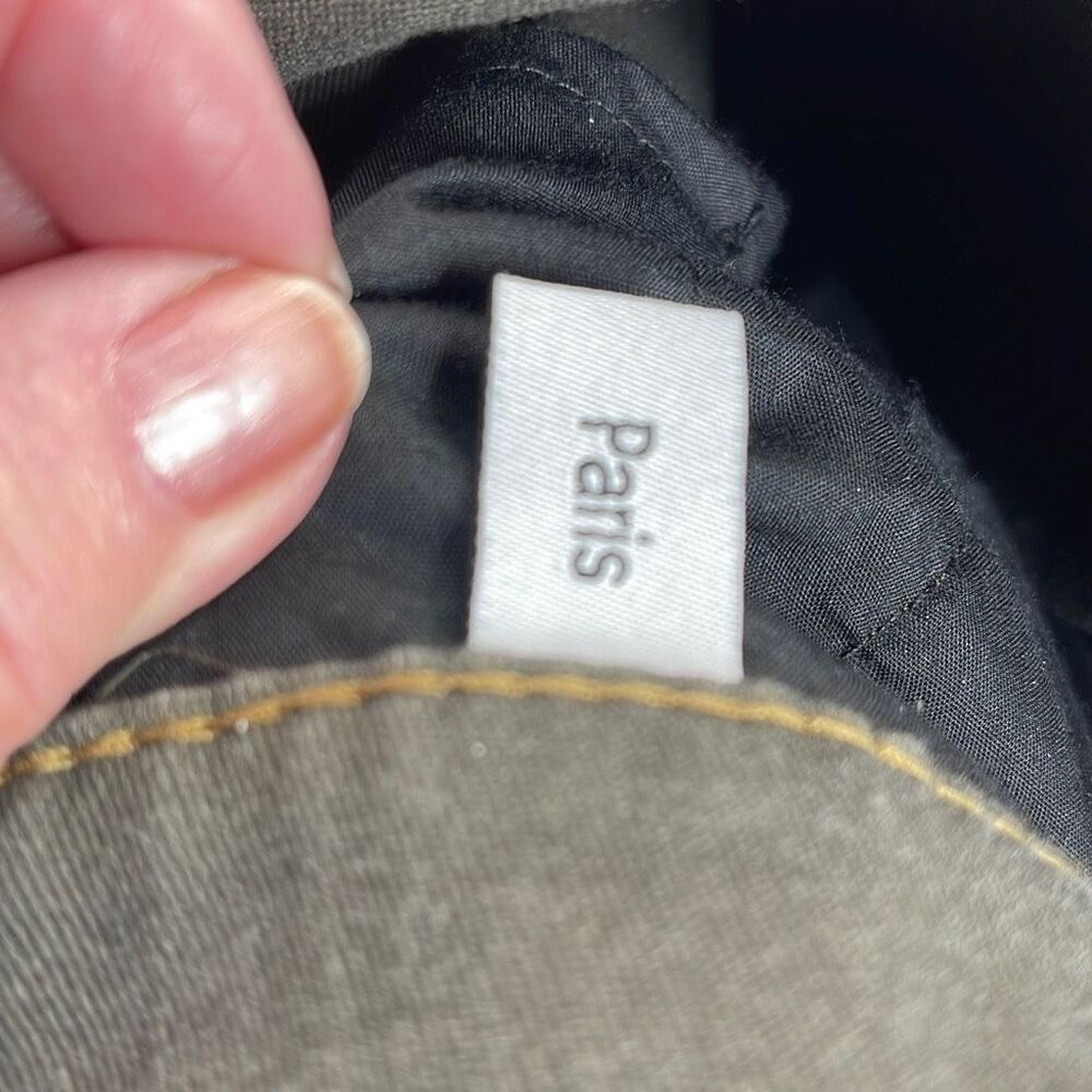 Vintage Paris army green high waisted jeans boot cut - Picture 7 of 9